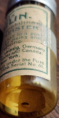 Antique Medical Quack Dr. Bauermeister PROBILIN 60 Pills Amber Bottle Empty