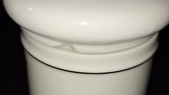 VTG RX APOTHECARY JAR MD ASCRIPTIN 5.5″ GOLD TRIM PHARMACY DRUG STORE – Plz Read