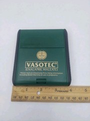 Vasotec Green Post-It Notepad Holder Pharmaceutical Drug Rep Promo Advertisement
