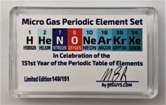 Micro Full Gas Ampoule Bulb Element Set Smallest in the World Xenon Krypton Neon
