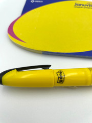 VTG Merck Januvia Highlighter w/Post-It Flags & Post-It Notepad Drug Rep Promo