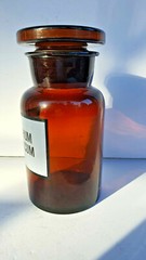 Vintage Brown Apothecary Pharmacy Brown Jar 250 ml BISMUTHUM CARBONICUM