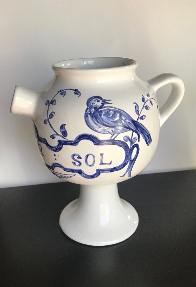 Vintage Apotheacary Jar – Syr Rosar Sol – Reproduction by Lilly 1989