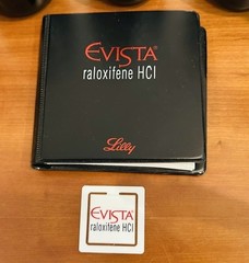 RARE Group of (7) EVISTA Drug Rep Pharmaceutical Promo Items – New and Unused