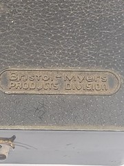 Vintage Bristol Myers Set of Pharmacutical Brass Weights in Original Box