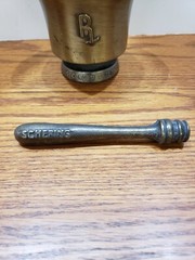 vintage 1972 Schering metal Mortar and Pestle 10th Edition First American Pharma