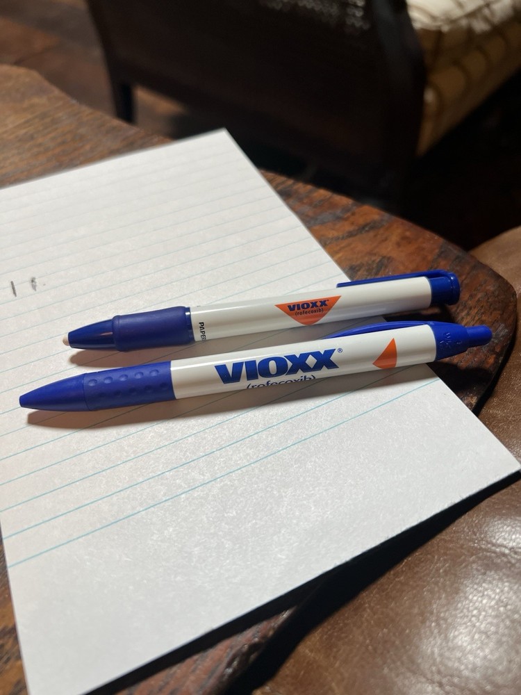 Vioxx PENS Drug Rep Pharmaceutical Promo Medical Advertising Lot of 3