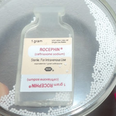 Rocephin Bead Puzzle Game Drug Rep Pharmaceutical RARE Longcraine England 1982