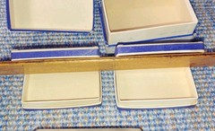 4 VTG Preston Pharmacy Boxes Cardboard Binghamton NY, Nazareth & Stroudsburg PA