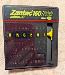 Zantac drug rep ads glass rain teardrop clip magnets Rx spatula notes narcotic