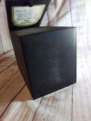 Vintage Black Metal Drugpak Rx Prescription Record File Pharmacy Box, Apothecary