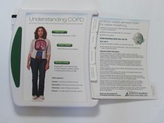 Spiriva COPD Medical Office Display Teaching Aid Drug Rep Pharmaceutical Promo