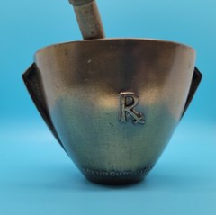 Vintage Pharmacy Class 1970 Mortar & Pestle Rx Secundum Artem Schering