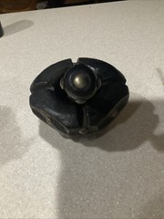 Vintage Wooden Mortar And Pesto About 5 Inches Tall