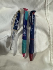 Original Seroquel Pens. One Can Light Up with New Battery. One Still Writes.