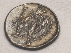 vintage TINACTIN pharmaceutical token ornate old coin metal