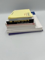 VTG Lot Of 10 Pharma Drug Rep Notepads, Post-It Notes Vioxx Accolate More