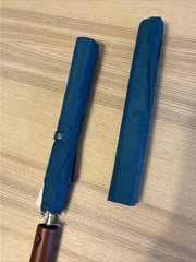 Teal Lipitor Foldin Umbrella Drug Rep Pharmaceutical Promo Medical Advertising!