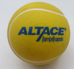 Drug Rep Promo ALTACE Stress Ball Yellow & White promotional item Dr.