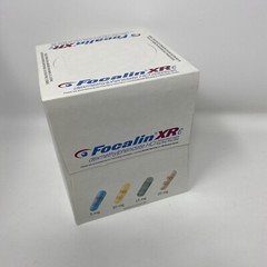 Vintage Focalin XR Tissue Box Pharmaceutical Pharm Rep 2007