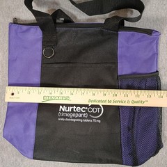 Nurtec ODT Drug Rep Advertising Purple Tote Bag Pharmaceuticals Pharma