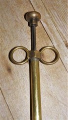 Antique/Vintage Medical Brass & Metal Veterinary Clamping Tool Instrument