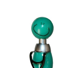 Cigna Medical Group Stethoscope Clip Smile Face Tip Click Ball Point Pen #23