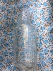 3ii 2oz Vintage Glass Old 1940s MEDICINE PHARMACY BOTTLE, Ephemera