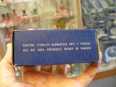 Antique Vtg Medical Dental Pharmacy – American White Cross Cotton – Unopened Box