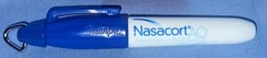 Nasacort AQ Heavy Metal Pharma Ink Pen Stylus Mini Sharpie Marker Drug Rep Promo