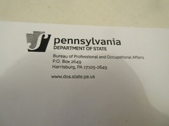 Commonwealth Of Pennsylvania State Pharmacy Board Printed in June 2021