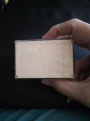 1949 Paper Hinged Prescription Pill Box KELLEY Pharmacy Burlington Vermont Ad RX
