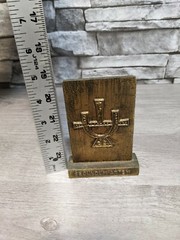 Vintage SECUNDUM ARTEM Pharmacy Tinactin Apothecary Figurine Sculpture Latin