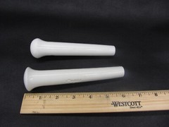 Vtg Coors USA Pestle Porcelain Apothecary Lab (2 Lot) 6-Inch #60317 Lg/#520-1