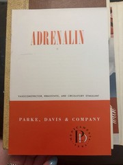 Parke, Davis & Company Adrenalin Pharmaceutical Booklet/Brochure