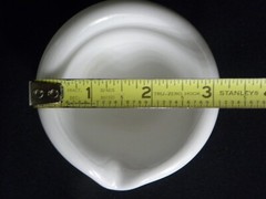 Vintage Used Coors USA Lab Mortar 522-00 and Pestle 000 Set, #4