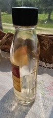 CLEAR GLASS Apothecary RX Medical ARGENTA Drug Jar Bottle NLR, AR 1968 Vintage✨️