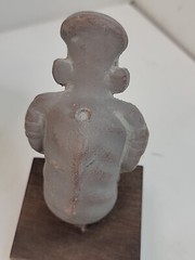 1960’s Schering Medical Advertising Precolumbian Replica Figure Asthmatic Attack