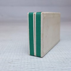 Vintage Harvey & Carey Prescription Service Hinged Pill Box Pharmacy 2.5 x 1.5″