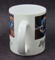 Diflucan Mug Drug Rep Pharmaceutical Promo Advertising Colorful Fungus Design