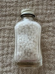 Vintage Norwich Sodium Saccharin Tablets Bottle Mid-Century Sugar Substitute