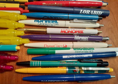 Lot of 52 Vintage Drug Rep (Pharmaceutical) Pens