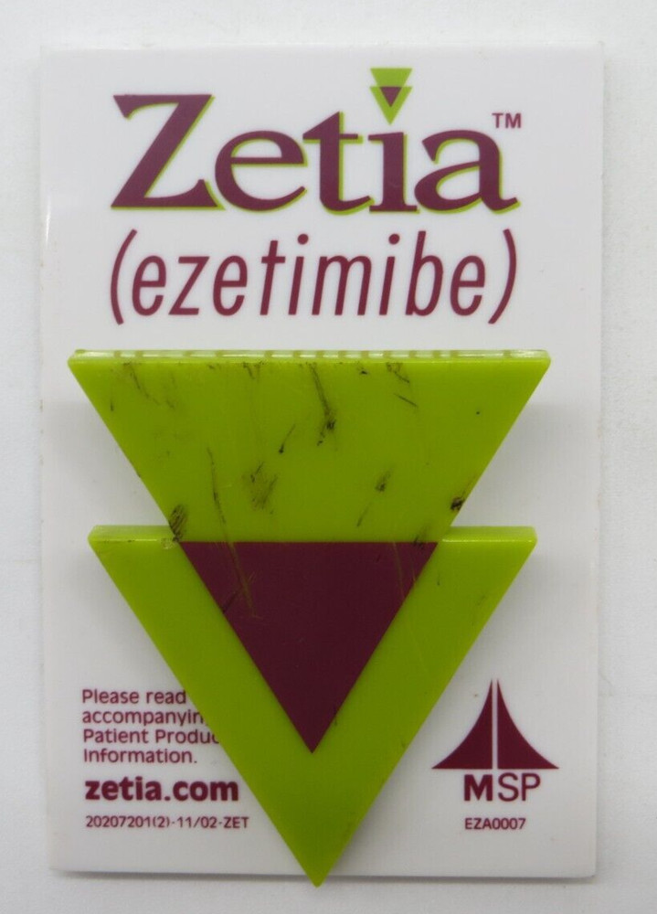 Drug Rep Promo Magnet Clip ZETIA doctors office promotional item MSP