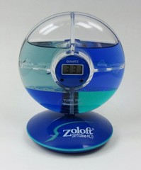 Zoloft Blue Water Digital Desk Color Clock Drug Rep Pharmaceutical Promo RARE