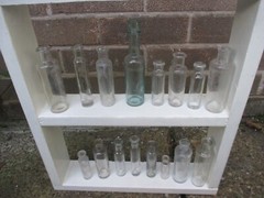 25X CHEMIST MEDICINE MEDICAL HOSPITAL GLASS UTILITY POTION PHARMACY VIAL BOTTLES
