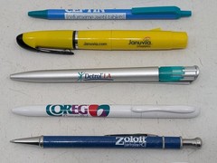 Lot Drug Rep Pens Pharmaceutical Advertising Zoloft Januvia Chantix Coreg Ceftin