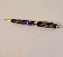 Diflucan Metal Gold Colorful Pharmaceutical Drug Rep Promo Advertising Pen