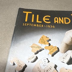 Tile And Till Magazine Eli Lilly And Company September 1936 Indianapolis Indiana