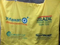 Pharmaceutical Drug Advertising Travel Blanket Salix COLAZAL XIFAXAN MOVIPREP