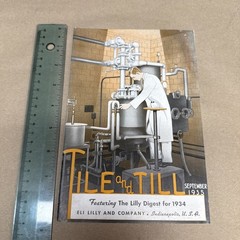 Tile And Till Magazine Eli Lilly And Company September 1935 Indianapolis Indiana